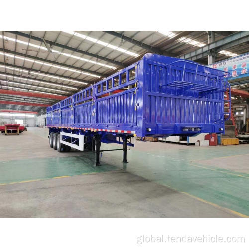 3 Axle Semi Trailer Parts 3 axles fence semi trailer Supplier